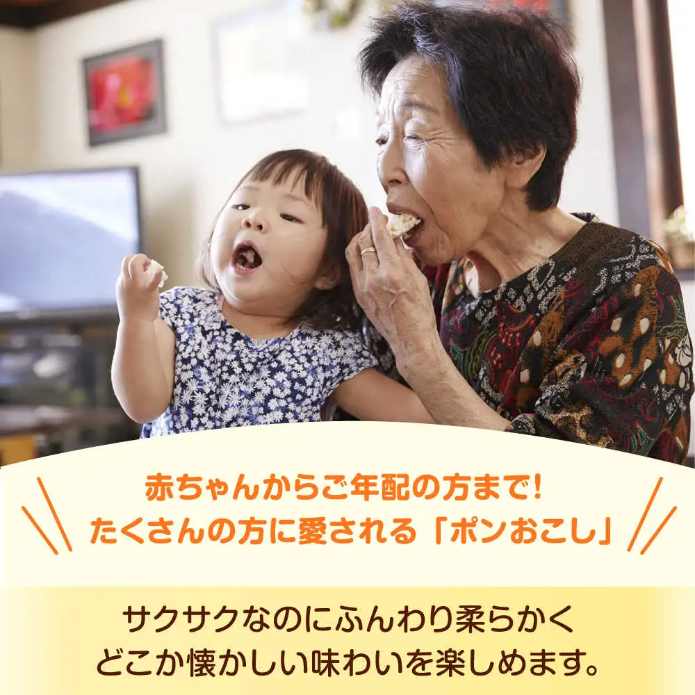 ポンおこし6個セット　日田市 / 有限会社大徳 ぽん菓子 駄菓子 グルテンフリー[ARES001]
