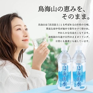 SF0251　フレッシュ 鳥海山水　500ml　ペットボトル　96本