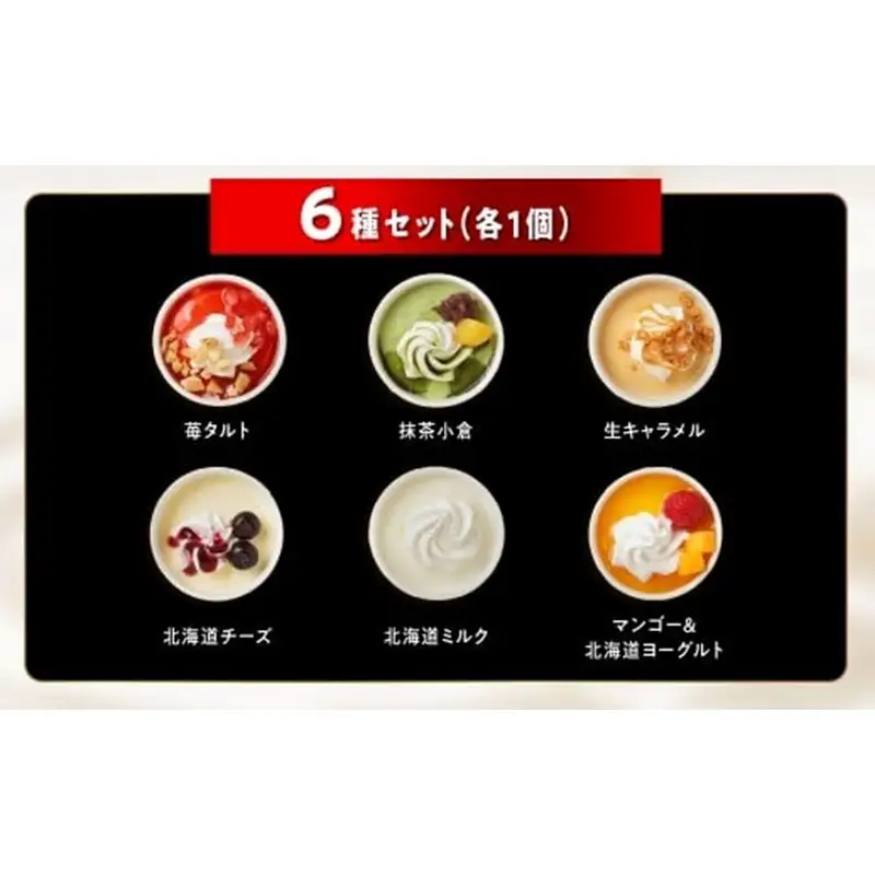 パフェアイス 6個セット_B009-1441