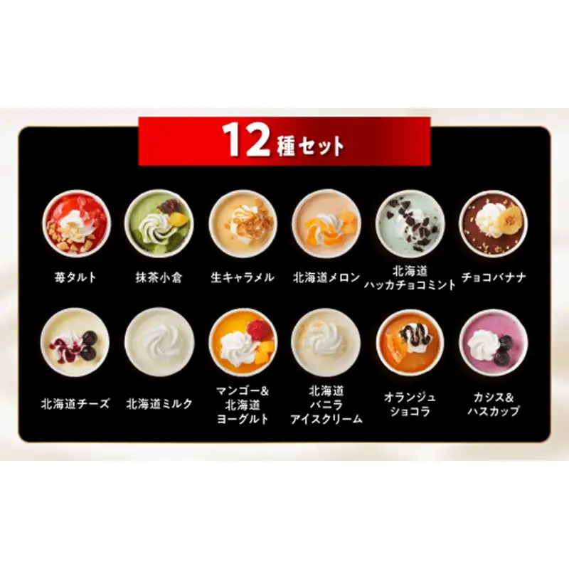 パフェアイス 12個セット_B017-1443