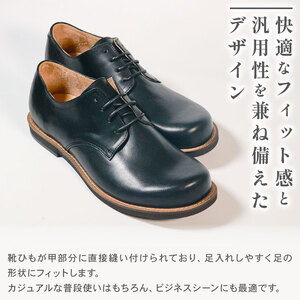 【靴】 メンズ ダービーシューズ ブラック 27.5 cm 靴