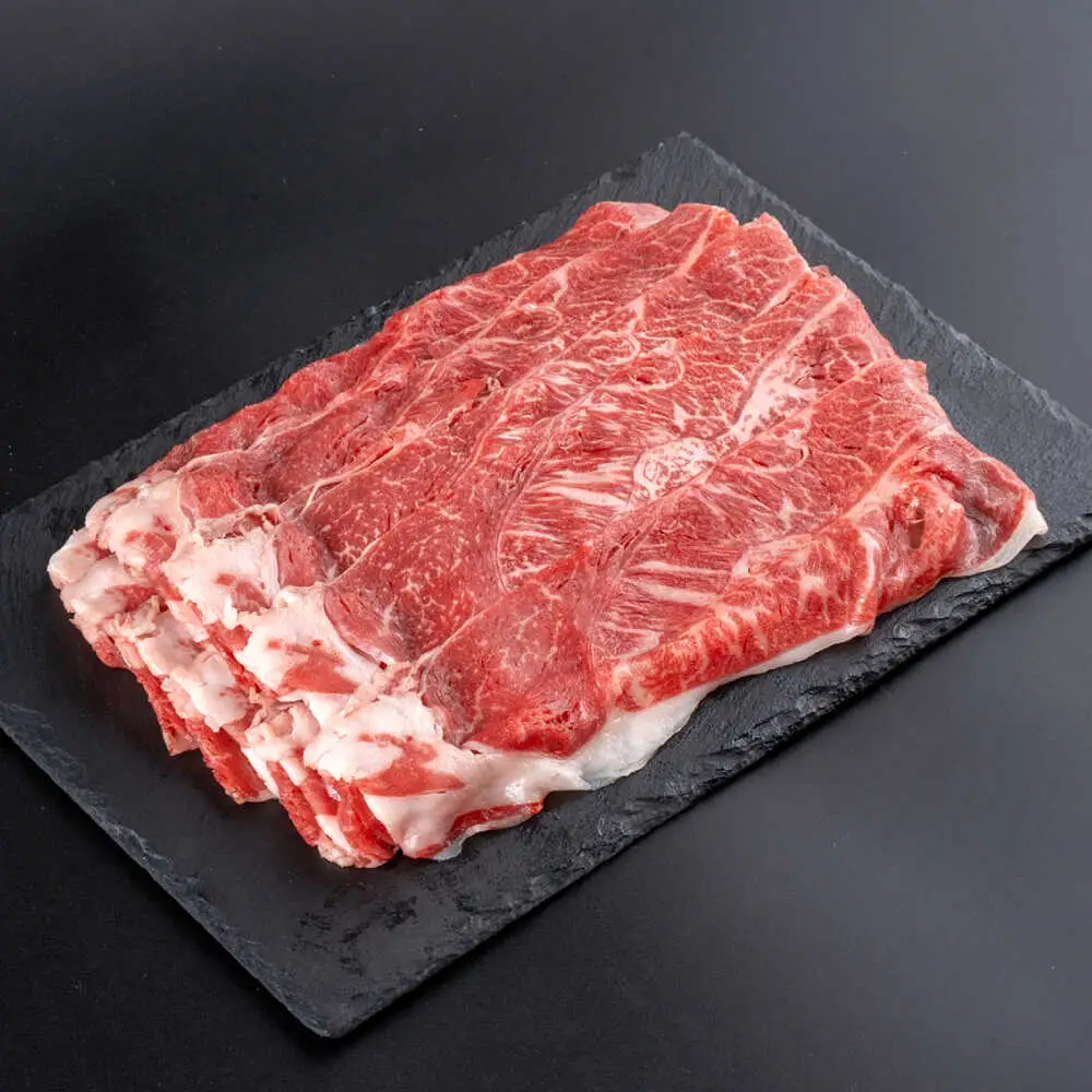 熊本 赤牛 カルビ 焼肉用 約800g・ すきやき しゃぶしゃぶ用 約800g 計約1.6kg 熊本県産 カット済み 焼肉 [AYCB029]