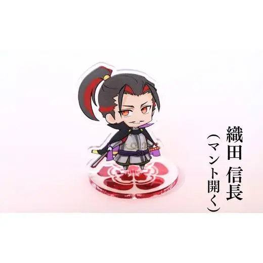 【アクリルスタンド】やっぱり岐阜城が好き（信長（マント開く）　道三　光秀） 豆本おまけ付