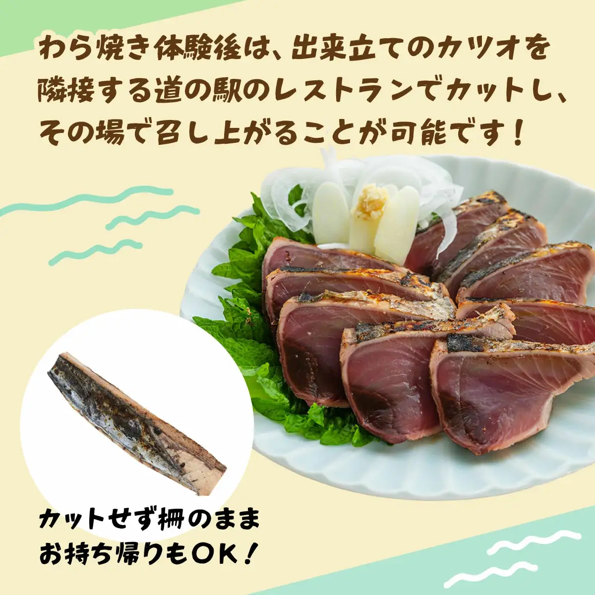 カツオのわら焼き体験　白浜キャンプ場【SK005】