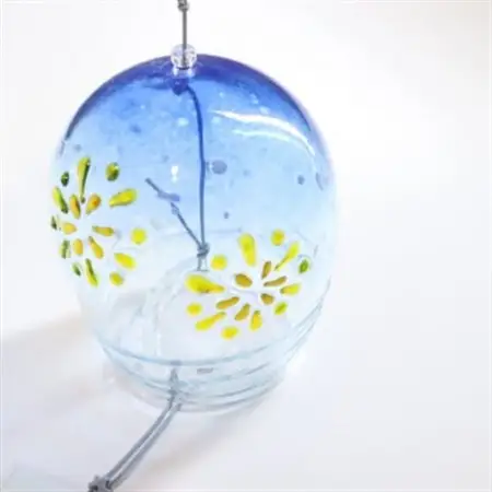 【数量限定】ガラス風鈴(花火)　岡崎ガラス工房 葵【1624853】