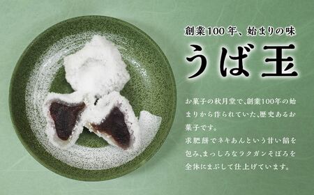 お菓子の秋月 うば玉 16個入り