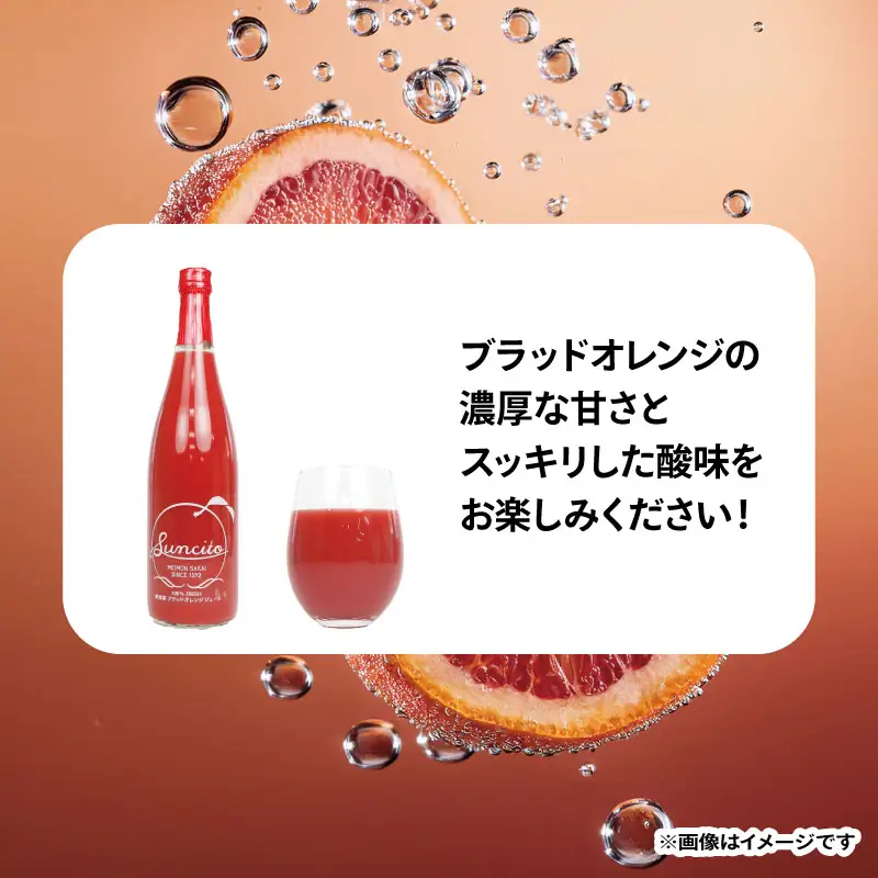 ブラッドオレンジ ストレート ジュース Suncito   ( サンシト )  720ml 化粧箱入り 名門サカイ オレンジジュース H010-085007