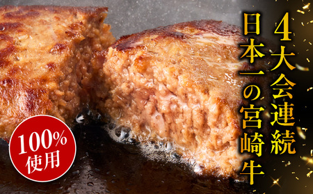 宮崎牛100％ハンバーグ 肉料理 お肉 冷凍
