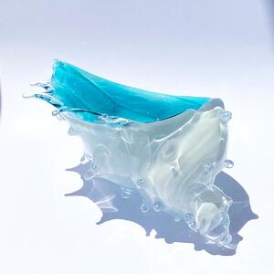  貝の形のガラスの器、リゾートラグーン「シェルの器」| ガラス ガラス