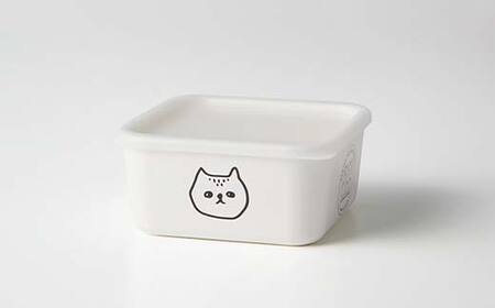 necoストッカー 3点セット 猫 ねこ ネコ スクエアストッカー レンジ対応 食洗機対応 保存容器 冷蔵庫 冷凍庫 かわいい 山中塗 軽量 おしゃれ ギフト F6P-3032