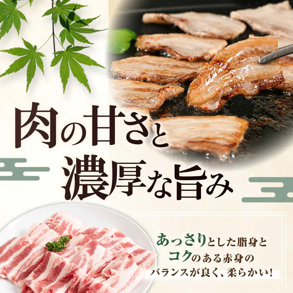平田牧場 バラ 焼肉用 200g  豚肉 バラ カルビ スライス [AJAP133]