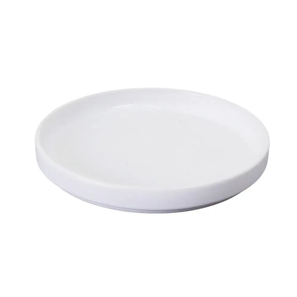 【瀬戸焼】切立丸プレート(16cm) きらり白 2枚セット【ヤマハツクリタ株式会社】 / 食器 和食器 丸皿 / 瀬戸市[BBDV030]