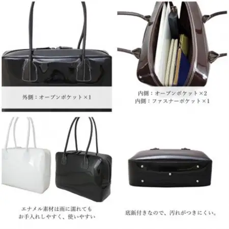濱野皮革工藝セレブボストンバッグ(クリーム×ゴールド金具)【1103299】