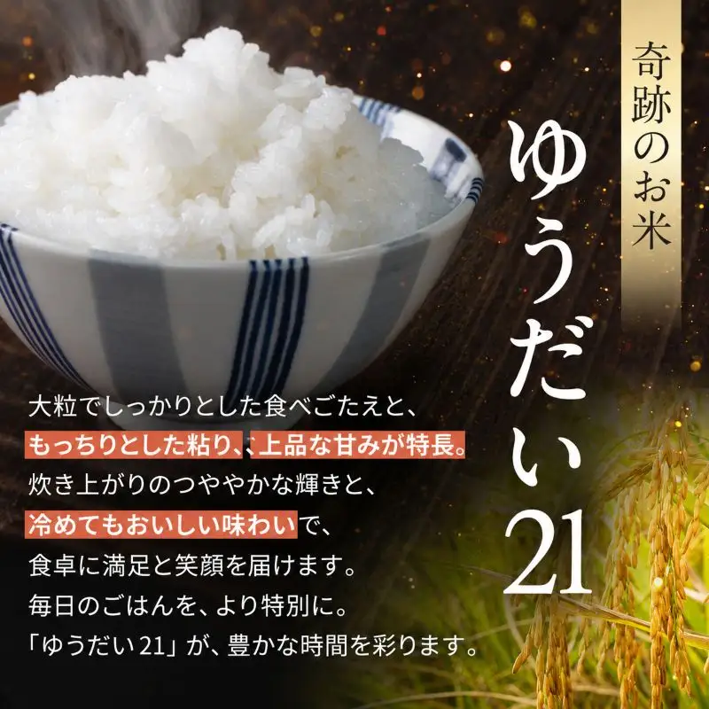 【新米】 令和8年産栃木県産 ゆうだい21 10kg（5kg×2袋）【栃木県共通返礼品】AB | 栃木県 下野市