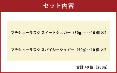KUMAMOTO プチシューラスク 2種詰合せ 計4袋 ラスク 洋菓子 お菓子 スイーツ デザート おやつ