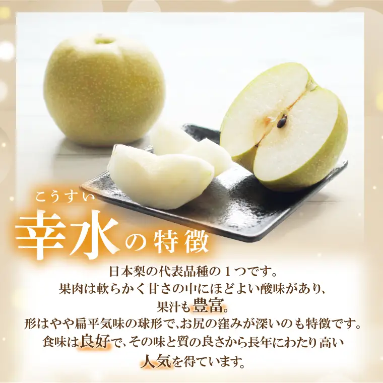 【先行予約】あい farm の梨 幸水 5kg (8～14玉)(DQ001)