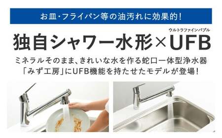 takagi クローレバブル 蛇口 2,208g×1個 蛇口一体型浄水器 みず工房 ウルトラファインバブル シャワー キッチン