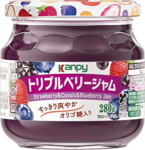 ジャム カンピー　トリプルベリー ジャム 280ｇ 1ケース（6本入）ジャム KTS056