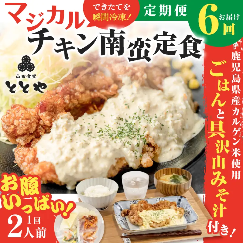 【 全6回定期便 】マジカル 冷凍 チキン 南蛮 定食 K258-T01_b 惣菜 総菜