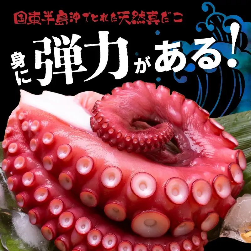 サイズは不揃いでも味は絶品！国東産ボイルたこ足約1kg_2561R