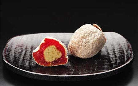 【ふるさと納税限定】【季節限定】【御菓子司美濃屋】 木守柿（栗きんとん入り市田柿 干し柿 ）― 15個入り・お茶セット【オンライン決済のみ】 中津川銘菓 国内特選栗使用 和菓子 F4N-3084