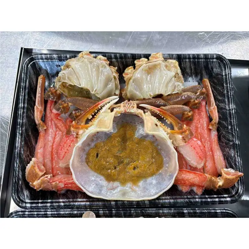 蟹しゃぶセット（本ズワイガニ900g～1kg×1杯分／蟹味噌付き・カニだし付き）