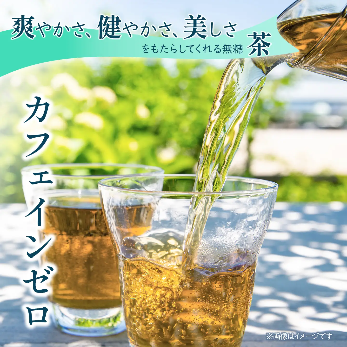爽健美茶 600mlPET_24本入り×1ケース｜ 無糖茶 カフェインゼロ