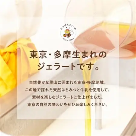 はちみつミルクジェラート10個セット(はちみつ2種各1瓶付き)【配送不可地域：離島】【1477521】