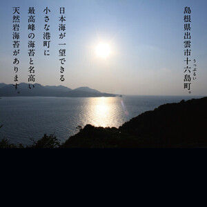 【ギフト】【希少】天然岩のり　十六島海苔（うっぷるいのり）