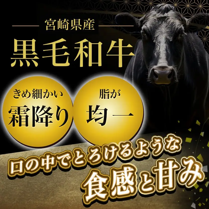【宮崎県産黒毛和牛】赤身スライス切り落とし1.5kg(250g×6パック)〔19-M602〕_(都城市) 宮崎県産黒毛和牛 モモ肉スライス切り落とし 250g×6 スライス 切り落とし 牛肉 冷凍便 すき焼き 肉じゃが
