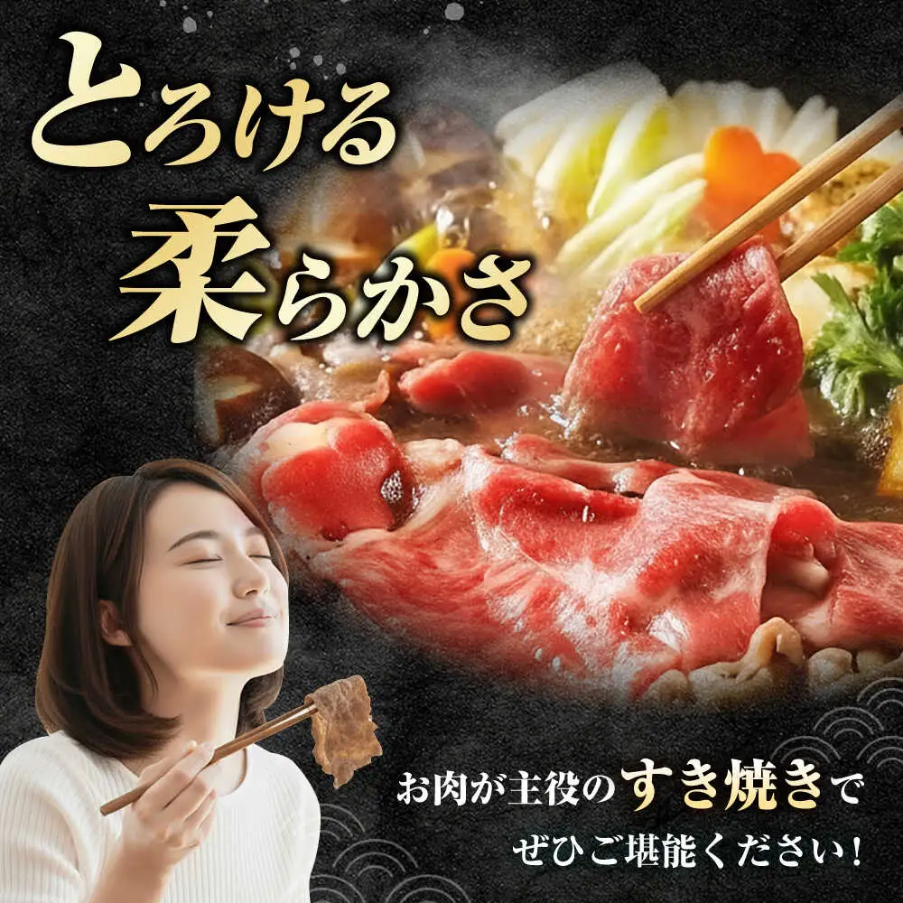 厳選佐賀牛 肩ロース すき焼き用 スライス 600g / 有限会社片岡精肉店 [41AEAC017]