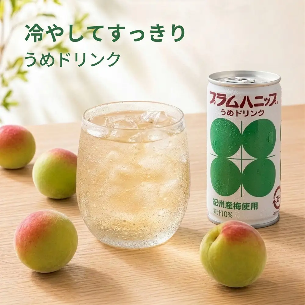 プラムハニップ 優しい甘さの懐かしの梅ドリンク　1ケース（190g×30本） ［PL9］