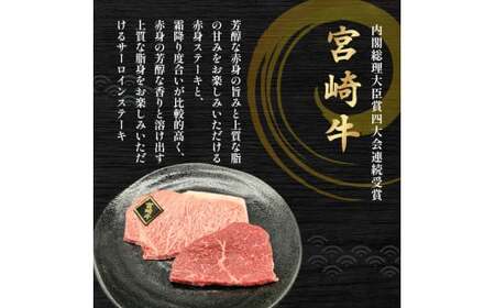 A4等級以上 宮崎牛ステーキ 2種食べ比べセット （330g） 内閣総理大臣賞 牛肉 和牛 黒毛和牛 ブランド牛 宮崎牛 和牛 国産 サーロイン サーロインステーキ 赤身ステーキ 食べ比べ ステーキ