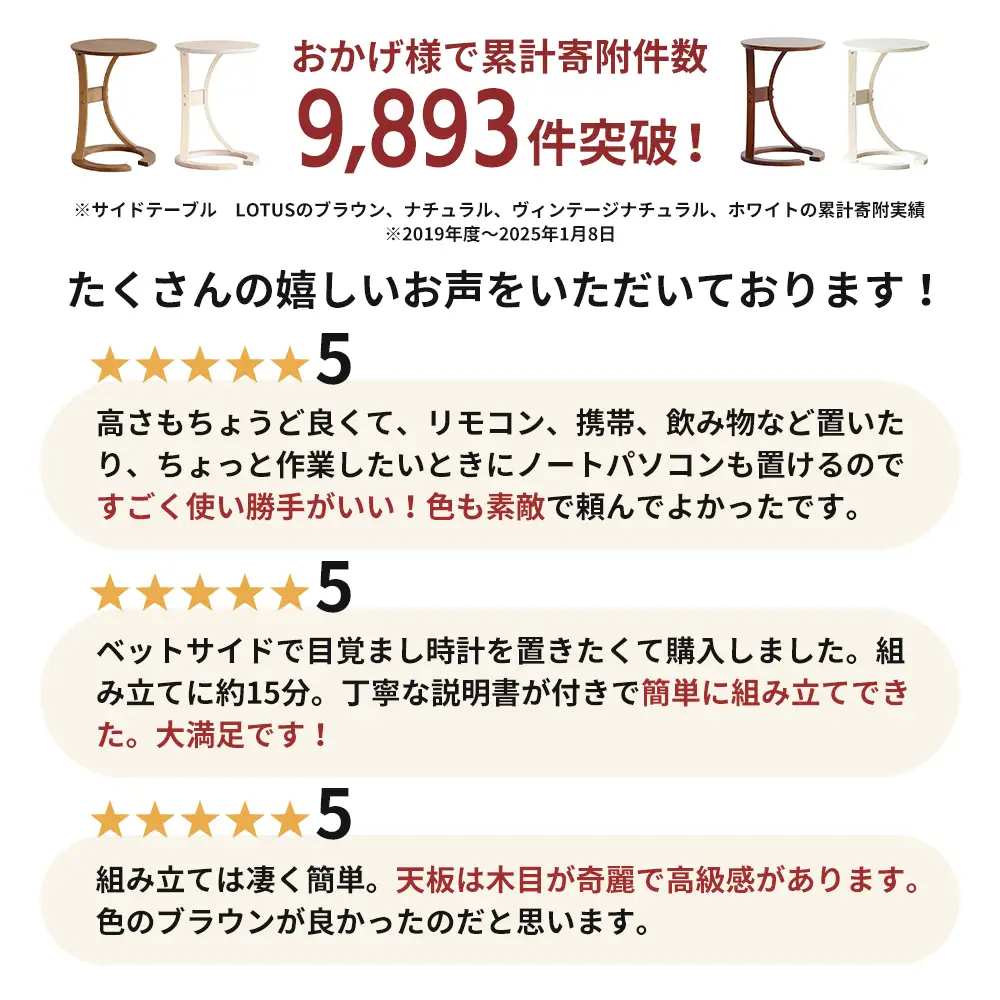 机 サイドテーブル ロータス LB 最短4日以内発送 机