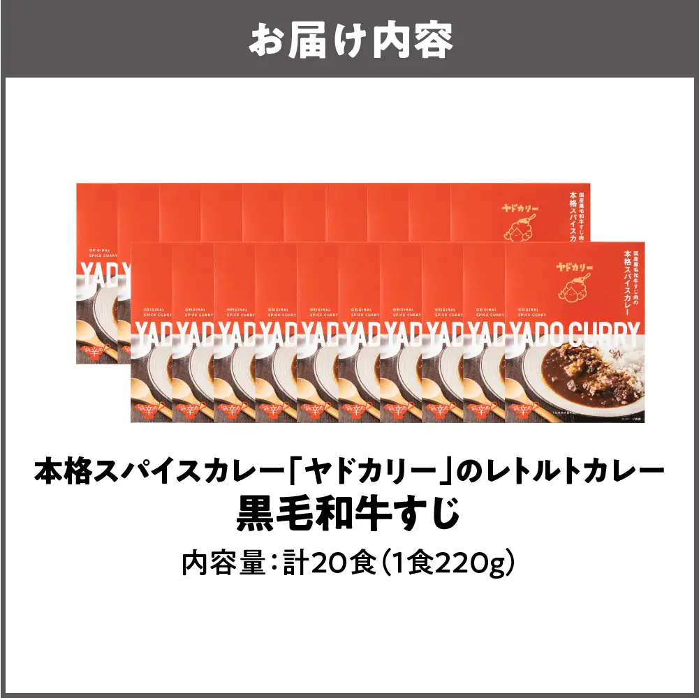 【 近鉄百貨店 】本格スパイスカレー「ヤドカリー」レトルトカレー　黒毛和牛すじ　2食セット_OS002-0043-03