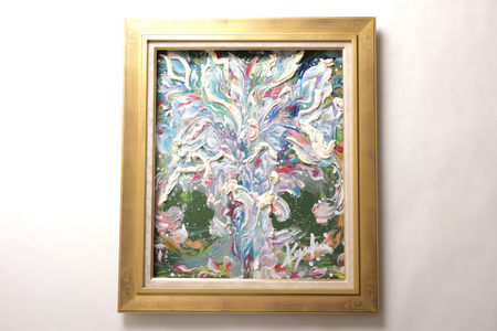 【 京阪百貨店厳選 】坂本 幸雪　シュガーアート（天使の樹）　F12サイズ：605×500㎜_OS048-0046