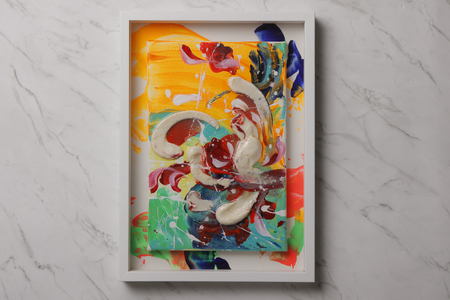 【 京阪百貨店厳選 】坂本 幸雪　シュガーアート（The moment2）300×200㎜_OS048-0048
