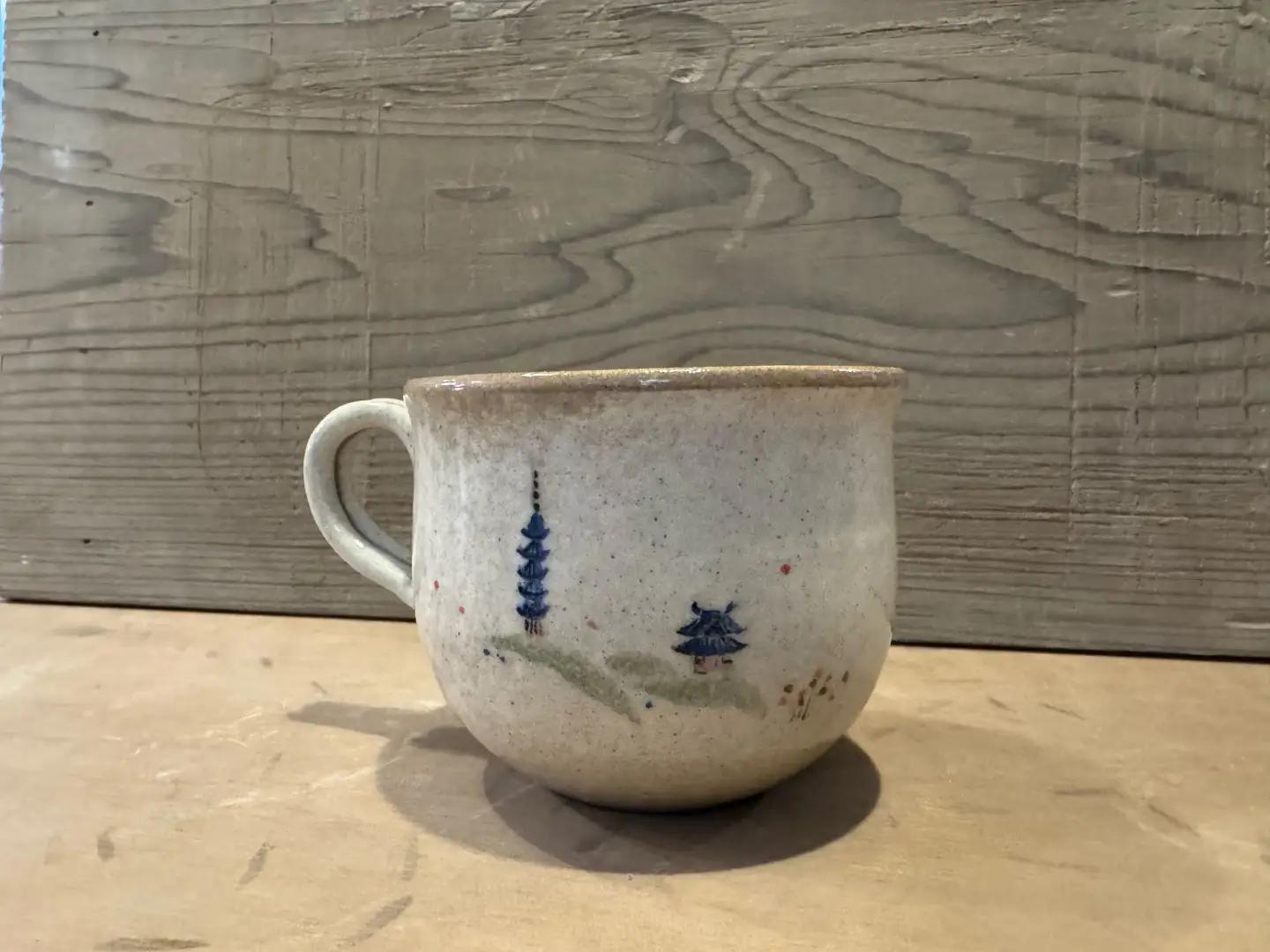 赤膚焼き マグカップ 伝統工芸 赤膚焼大塩正史陶房 17-034