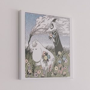 MOOMINVALLEY PARK ファブリックパネルSサイズ（花畑）HNNA005