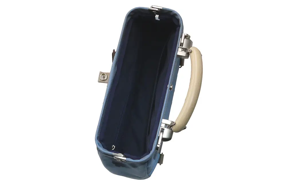 豊岡鞄 for the blue ミニダレスバッグ 3701 ドルフィンブルー / 足立 ダレスバッグ コンパクト 3WAY 手提げ リュック ショルダーバッグ タブレット 収納 レディース メンズ バッグ カバン 鞄