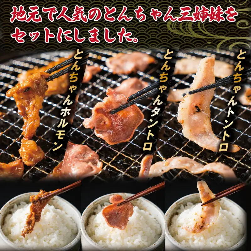 【ふるなびWEEK対象】ホルモン トントロ タントロ とんちゃん3種食べ比べホルモンセット1.5kg超 sa2