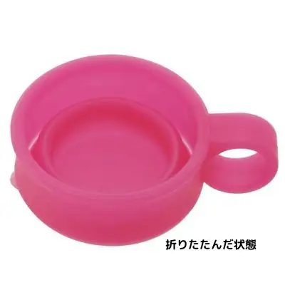 シリコーン製携帯ミニコップ 120ml オウンカラー グリーン 折りたたみ シリコン 専用ケース付き 外出 おでかけ うがい 歯みがき はみがき 服薬 薬 便利 たためるミニコップ〈スケーター株式会社〉   3-018