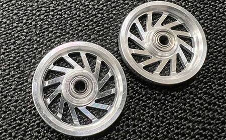 タミヤ ミニ四駆用 ベアリングアルミローラー（切削加工品）アルミローラーセット 19ｍｍ H795262 ミニ四駆 アルミローラー 東原工業所 岐阜県 中津川市 F4N-1893