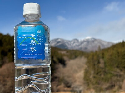 ＼名水百選認定／尚仁沢の天然水 500ml×24本｜塩谷町 栃木県 軟水 湧水  天然水  ペットボトル