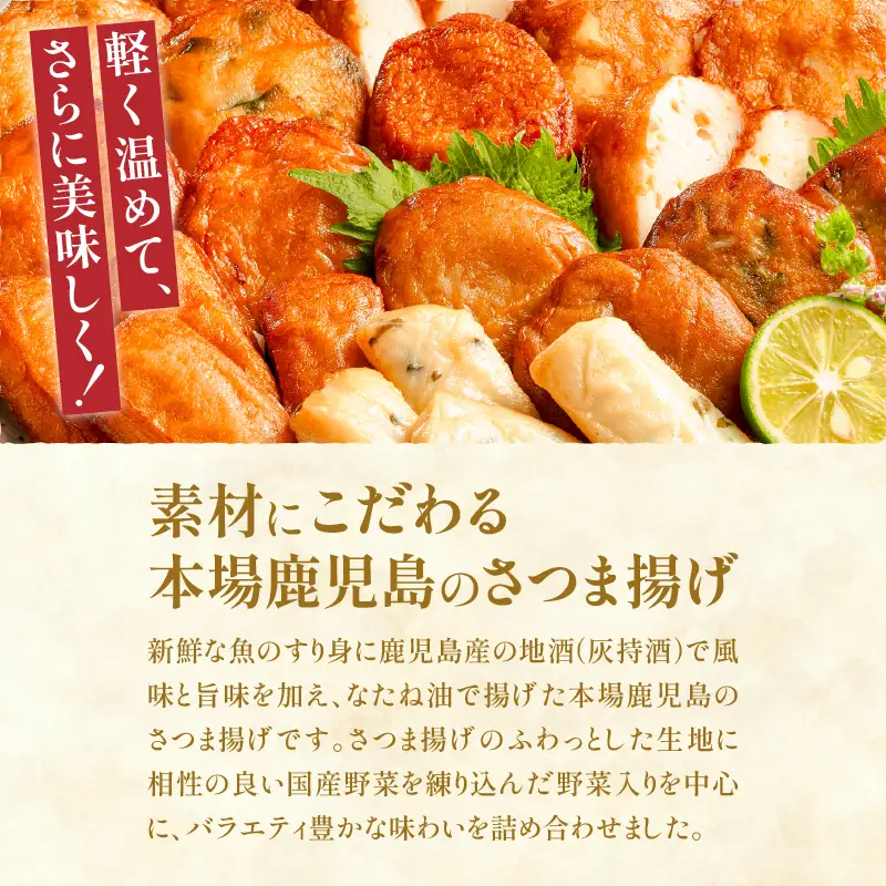 宝丸 真空 さつま揚げ 10種 24個 K341-001