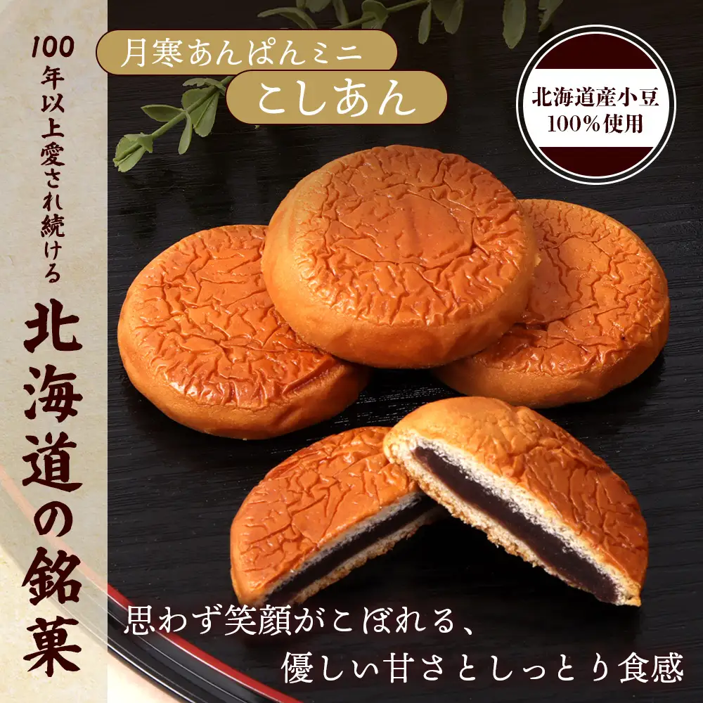 月寒あんぱん　ミニ8個入り×2袋【17004AA0101】