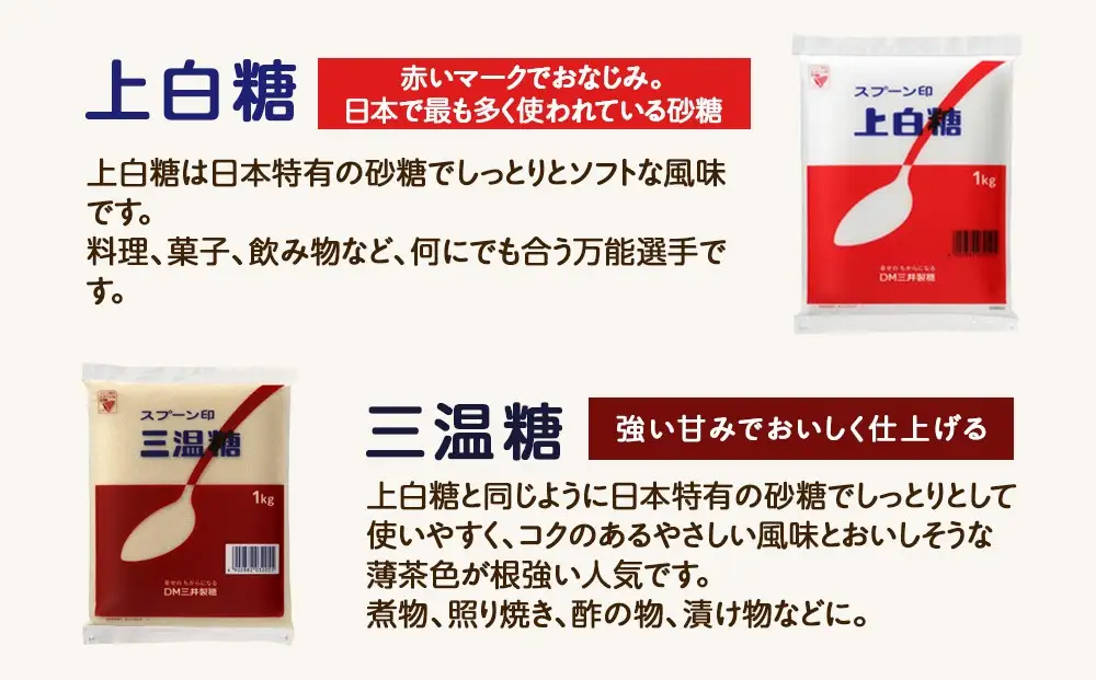 【福岡市】DM三井製糖 スプーン印お砂糖10点セット（福岡市内製造）