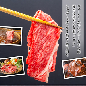 【幻の和牛】土佐あかうし モモスライス 1パック 600g すき焼き モモ肉 MT-05