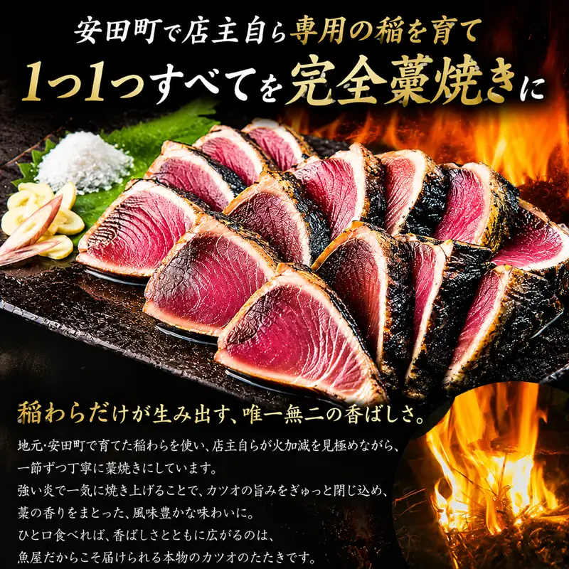 カツオの藁焼きタタキ 2節 KR-01