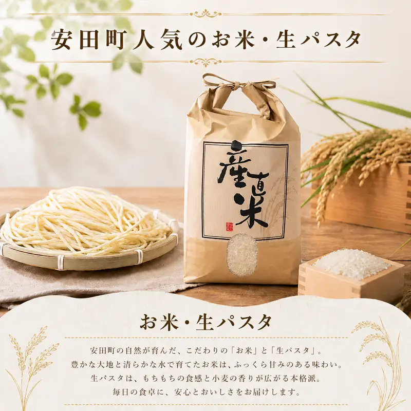 安田町のおいしいもの詰め合わせ 生パスタ 野菜 やさい 果物 フルーツ 米 調味料 スイーツ TR-06